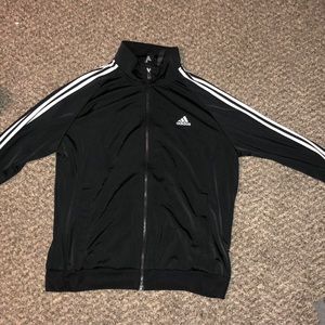 Black Adidas Zip Up